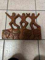 Décoration murale africaine : joueurs de djembee, Antiquités & Art, Art | Sculptures & Bois, Enlèvement ou Envoi