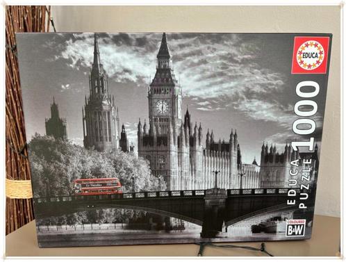 EDUCA - LONDON TOWER BRIDGE – 1000 PIECES, Hobby en Vrije tijd, Denksport en Puzzels, Zo goed als nieuw, Legpuzzel, 500 t/m 1500 stukjes