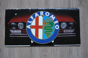 Alfa Romeo Folder. beschikbaar voor biedingen
