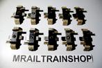 5208 MÄRKLIN - 10 x RAIL DROIT 0,8 cm/Voies DROITS 0,8 cm M, Analogique, Courant alternatif, Utilisé, Rails