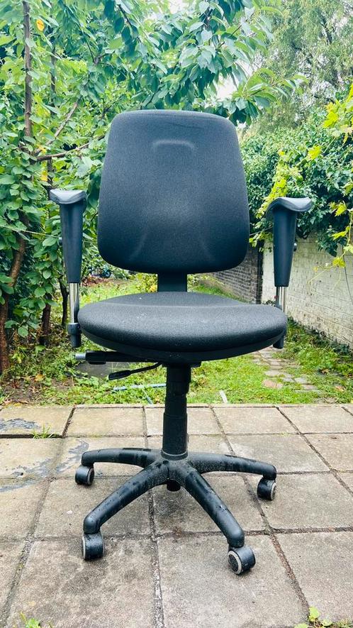 Bureaustoel, Huis en Inrichting, Bureaustoelen, Zo goed als nieuw, Bureaustoel, Zwart, Ergonomisch, Ophalen