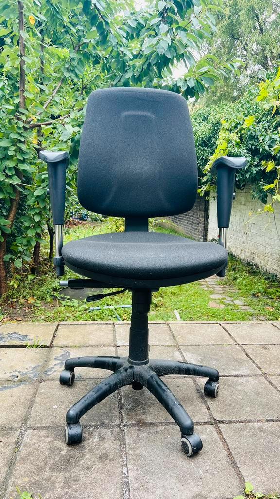 Bureaustoel, Huis en Inrichting, Bureaustoelen, Zo goed als nieuw, Bureaustoel, Zwart, Ergonomisch, Ophalen