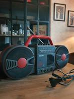 Philips roller moving sound designradio 80s RARE, Audio, Tv en Foto, Radio's, Ophalen, Zo goed als nieuw, Radio