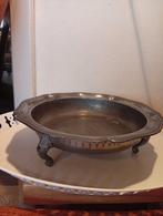 Antieke tinnen schaal op voetjes, Antiek en Kunst, Ophalen