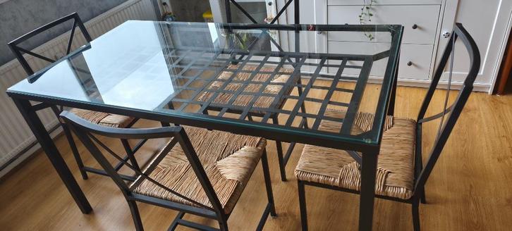 IKEA MEUBELSET, Huis en Inrichting, Complete eetkamers, Gebruikt, 4 tot 6 stoelen, Ophalen