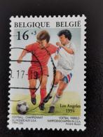 Belgie 1994 - sport - voetbal - WK voetbal in Los Angeles, Postzegels en Munten, Ophalen of Verzenden, Gestempeld, Sport