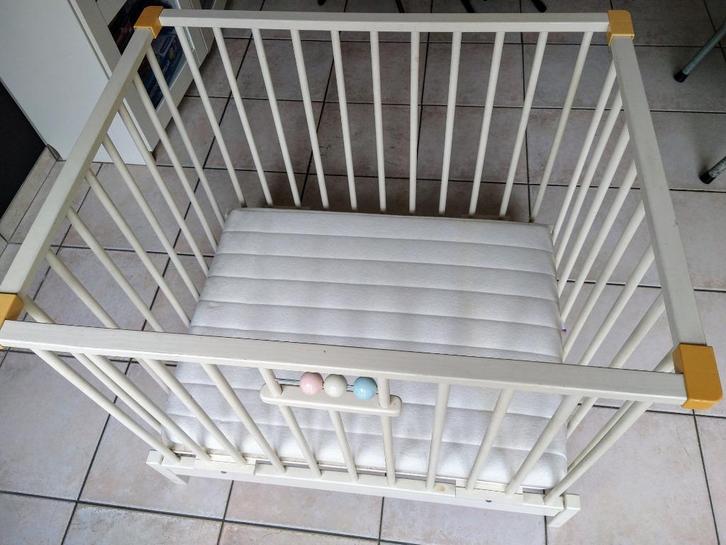 Baby park met matras, Kinderen en Baby's, Babyparken, Gebruikt, Rechthoekig, In hoogte verstelbaar, Ophalen