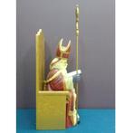 Statue du Père Noël sur le trône - Saint Nicolas - 55 cm, Enlèvement ou Envoi, Neuf