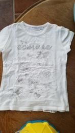 wit T-shirt Rubacuori maat 116, Kinderen en Baby's, Kinderkleding | Maat 116, Meisje, Ophalen of Verzenden, Zo goed als nieuw