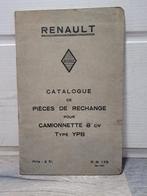 Renault Camionnette 8cv YPB -1933- Catalogue Piece PR173, Enlèvement ou Envoi