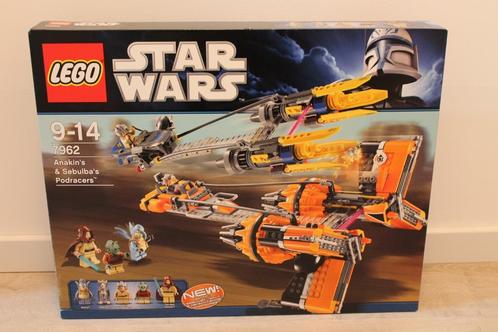 LEGO Star Wars 7962 Les podracers d'Anakins et de Sebulba, Enfants & Bébés, Jouets | Duplo & Lego, Neuf, Lego, Ensemble complet