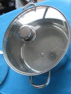 kookpot met deksel 25cm, Huis en Inrichting, Ophalen of Verzenden, Zo goed als nieuw, Kookpan of Snelkookpan, Aluminium