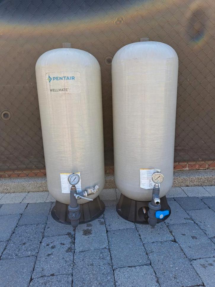 Wellmate drukvat 110 liter - 2 stuks, Tuin en Terras, Regentonnen, Zo goed als nieuw, Ophalen