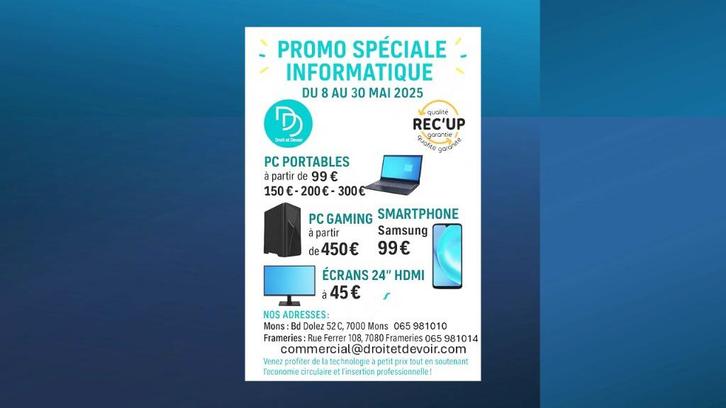 PROMO MAI TECH, Computers en Software, Windows Laptops, Refurbished, 15 inch, SSD, 3 tot 4 Ghz, Azerty, Gaming, Ophalen of Verzenden