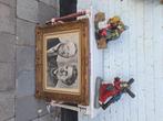 Tijl en nele  heilig beeld grote kader, Antiek en Kunst, Ophalen