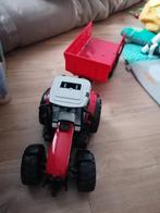 Tracteur rouge massey ferguson avec remorque, Enfants & Bébés, Comme neuf, Enlèvement