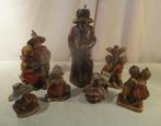 7 Originele Wax Figuren - Lechner Alpine vervaardiging, Ophalen of Verzenden