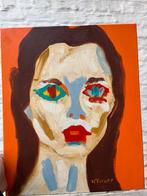 Peinture 40x50 cm Neil Turner, modèle Kate Moss, Enlèvement ou Envoi