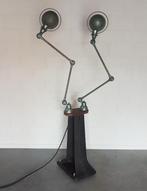 2 Vintage Jieldé lampen op industriële voet!, Huis en Inrichting, Lampen | Vloerlampen, Metaal, Ophalen