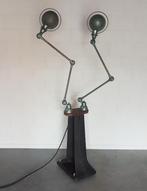 2 Vintage Jieldé lampen op industriële voet!, Metaal, Ophalen