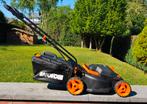 Tondeuse Worx WG779E.1 (2x20 V, Tuin en Terras, Grasmaaiers, Ophalen, Zo goed als nieuw