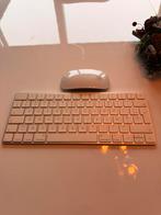 Apple draadloos toetsenbord en muis, Computers en Software, Toetsenborden, Ophalen, Azerty, Zo goed als nieuw, Draadloos