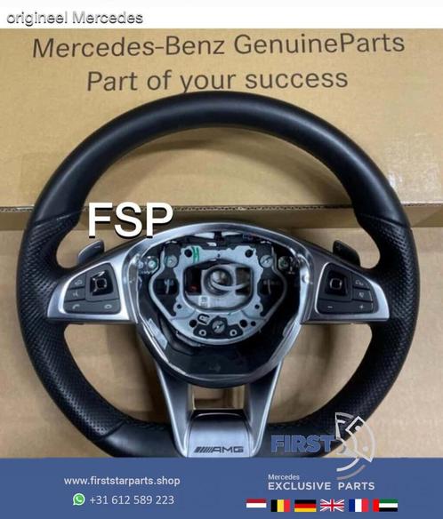 W213 E63 AMG Stuur Mercedes E Klasse 2016-2020 W238 zwart, Auto-onderdelen, Besturing, Mercedes-Benz, Gebruikt, Ophalen of Verzenden