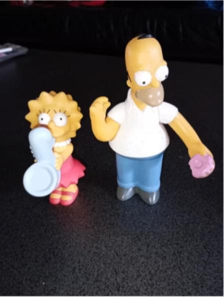 The Simpsons : pvc figuren, sleutelhangers en mok 1-2€/stuk, Collections, Personnages de BD, Utilisé, Statue ou Figurine, Enlèvement ou Envoi