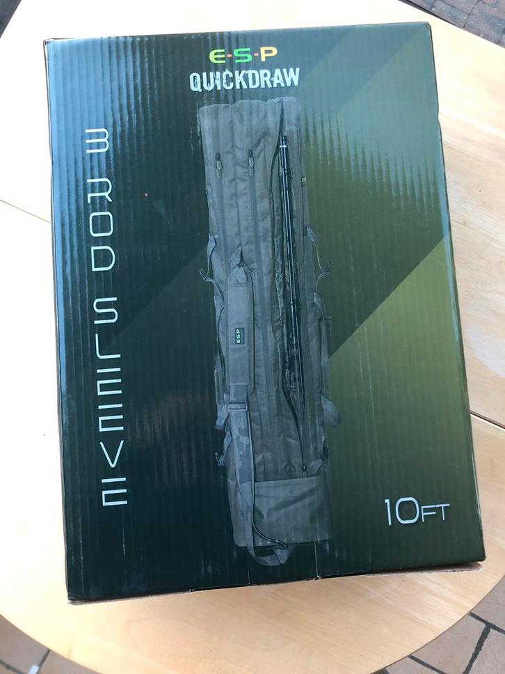 ESP Quickdraw fourreau holdall 3 rods 10 ft, Watersport en Boten, Hengelsport | Karpervissen, Nieuw, Overige typen, Ophalen of Verzenden