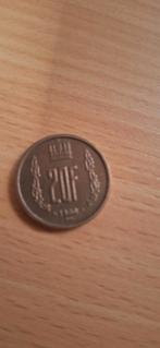 20 frank, Postzegels en Munten, Munten | Europa | Euromunten, Ophalen of Verzenden