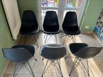 Vitra DSR stoel zwart, Vijf, Zes of meer stoelen, Metaal, Design, Gebruikt
