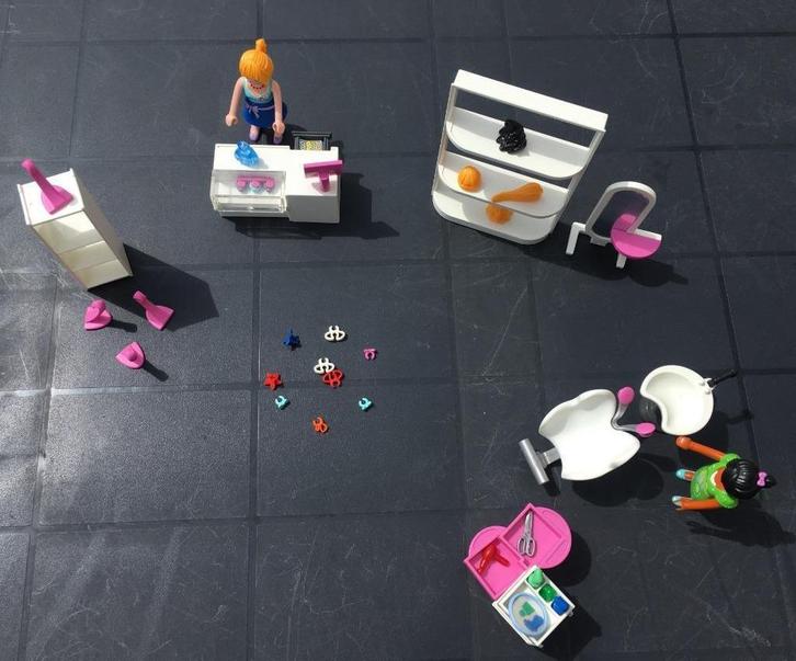 Playmobil kapsalon, Kinderen en Baby's, Speelgoed | Playmobil, Zo goed als nieuw, Los Playmobil, Ophalen of Verzenden