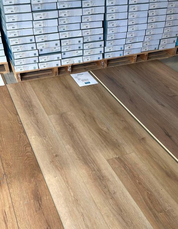 Coretec 15mm PVC Vloer, Huis en Inrichting, Stoffering | Vloerbedekking, Nieuw, Vinyl, Crème, Beige, Bruin, Overige kleuren, 75 m² of meer