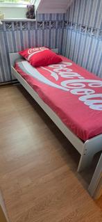 Eenpersoonsbed met lattenbodem, Ophalen, Gebruikt, 90 cm, Eenpersoons