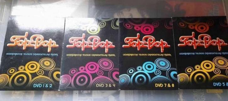TOPPOP - 200 muziekclips uit vervlogen tijd op 8 Dvd's ., Cd's en Dvd's, Dvd's | Muziek en Concerten, Zo goed als nieuw, Muziek en Concerten