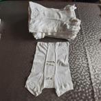 Vintage heren slips onderbroeken boxershorts wit katoen, Ophalen