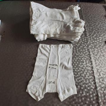 Vintage heren slips onderbroeken boxershorts wit katoen beschikbaar voor biedingen