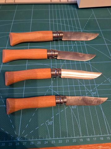 Set opinel messen eventueel met carbon blad mogelijk beschikbaar voor biedingen
