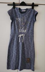 lange blauwe jurk met glitterende ster maat 152, Ophalen of Verzenden, Gebruikt, Meisje, Jurk of Rok