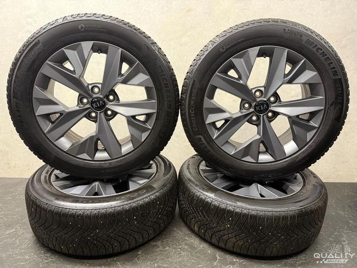 18” Kia Sportage 5, Hyundai Tucson Velgen + Banden 235/55/18, Auto-onderdelen, Banden en Velgen, Banden en Velgen, All Season
