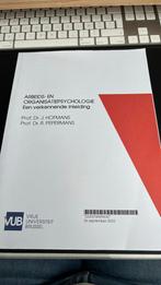Arbeids- en organisatiepsychologie, Boeken, Ophalen, Nieuw