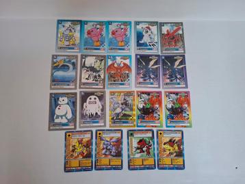 Lot Digimon kaarten van Bandai uit 1999 en 2000 beschikbaar voor biedingen