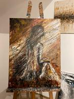 Origineel vrij groot schilderij Mk Art, Antiek en Kunst, Ophalen