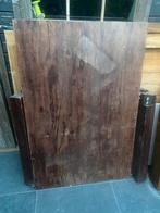 Massief teak eettafen, Huis en Inrichting, Tafels | Eettafels, Ophalen, Zo goed als nieuw