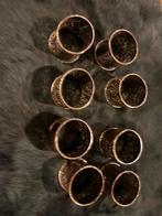 8 servetringen, Comme neuf, Enlèvement, Autres types, Autres matériaux