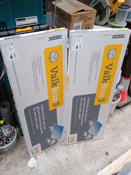 Zonnepaneel houders - Van Der valk Valkbox 3 (2 sets), Doe-het-zelf en Bouw, Zonnepanelen en Toebehoren, Nieuw, Ophalen