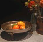 Decoratieve antieke schaal (verzilverde messing), Antiek en Kunst, Ophalen of Verzenden