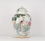 Chinees porselein - Grote pot - roze familie - 19e, Antiek en Kunst, Ophalen