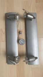 2 metaal plafondlampen, Ophalen of Verzenden, Zo goed als nieuw, Metaal