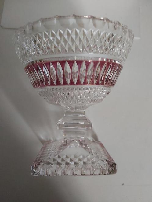 Coupe Cristal, Val St Lambert, Antiquités & Art, Antiquités | Verre & Cristal, Enlèvement ou Envoi